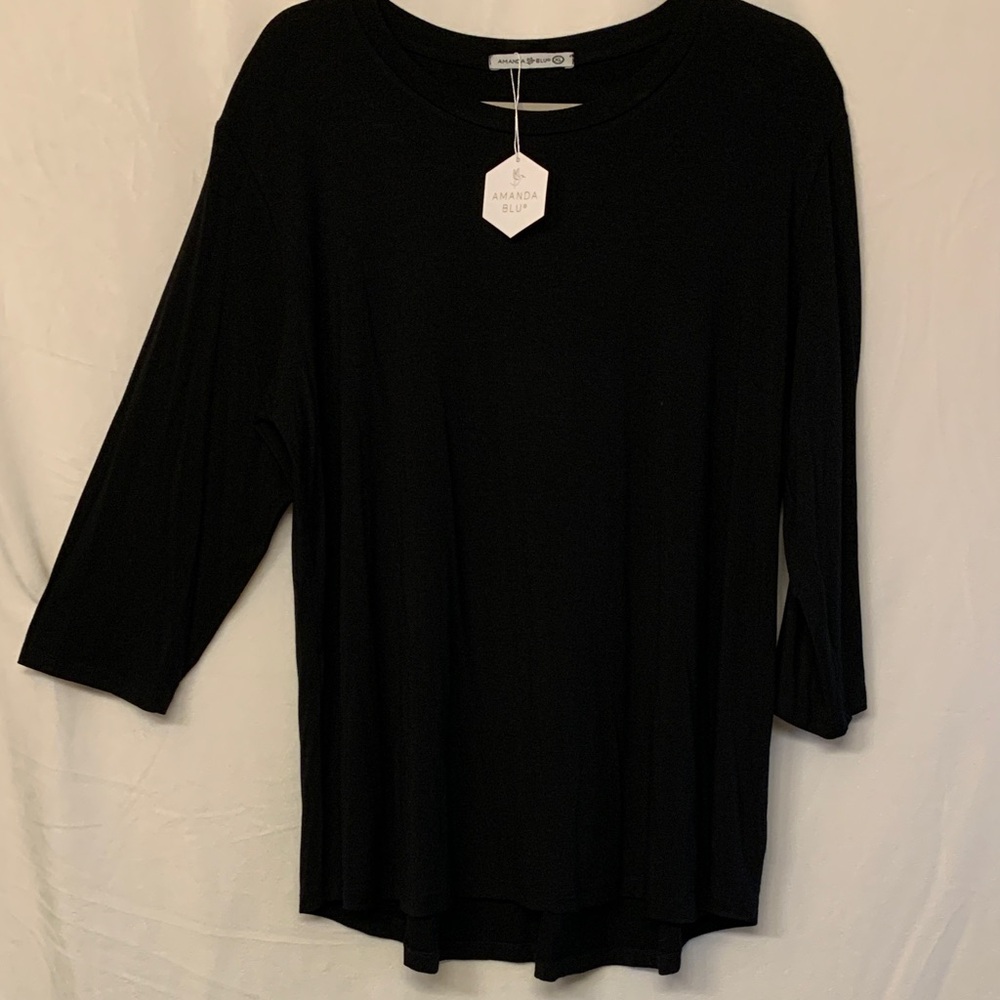 Black Long Sleeve Women's Top